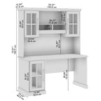 Scrivania per computer Westbrook 60W con alzata Bush Furniture