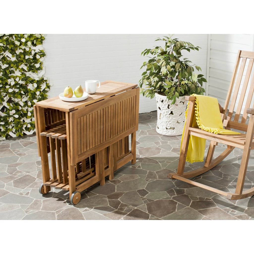 SAFAVIEH Brandy Set da pranzo da esterno 5 pezzi - 43Wx35Dx29H
