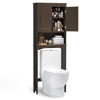 Mobiletto portaoggetti per bagno, mobiletto portaoggetti per WC, mensola da bagno sopra il WC, salvaspazio per WC
