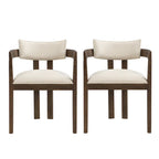 Sedia da pranzo moderna e sofisticata Conrad con braccioli di Christopher Knight Home