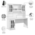 Scrivania per computer Westbrook 60W con alzata Bush Furniture