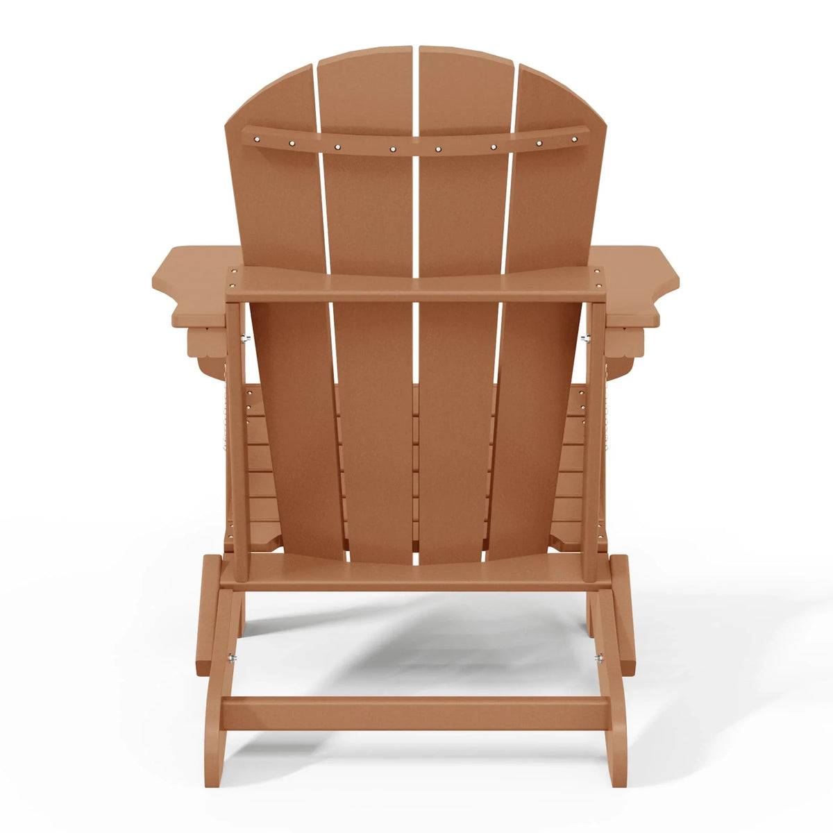 Polytrends Laguna Sedia Adirondack Pieghevole da Esterno per Patio Resistente allo Sbiadimento e alle Intemperie