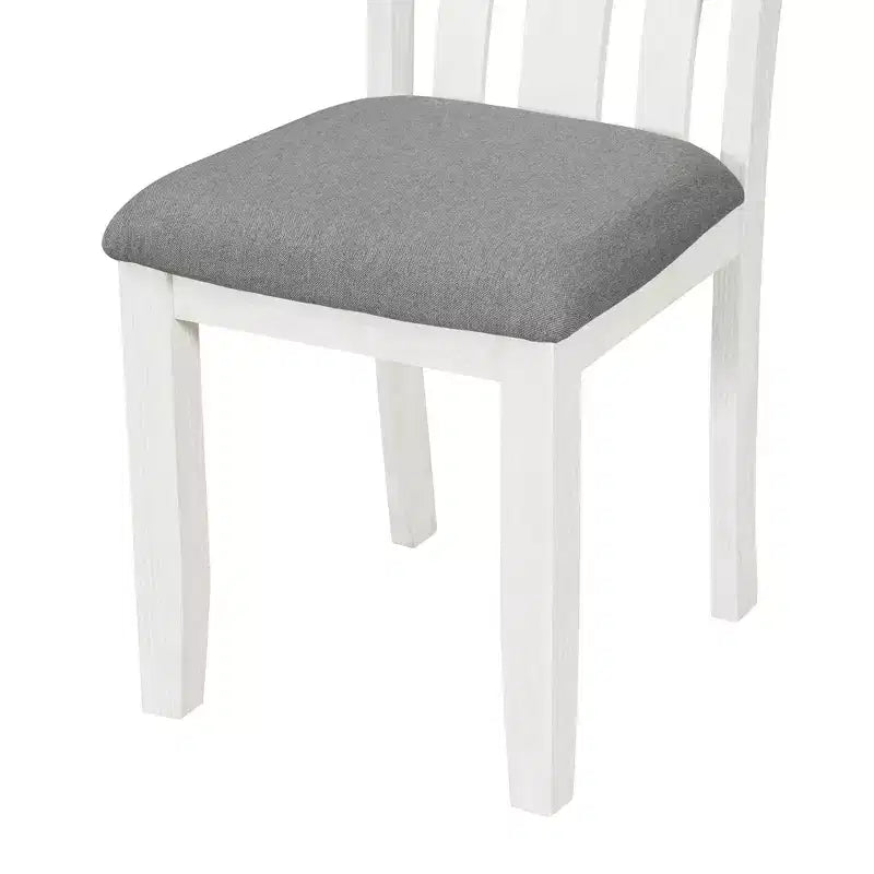 Set tavolo da pranzo allungabile da cascina per 6, tavolo rettangolare e 6 sedie imbottite
