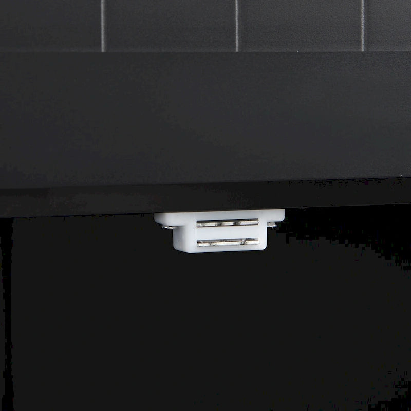 Set da isola per cucina TOPMAX con anta a ribalta e 2 posti a sedere, set tavolo da pranzo con ripiano regolabile, cassetti e portasciugamani