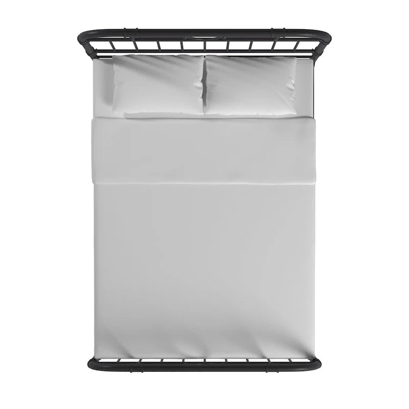 Letto in metallo nero