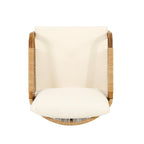 Set di poltrone da esterno Jabe in legno di acacia e vimini di Christopher Knight Home