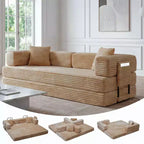 80.7 Divano Letto Trasformabile 5 in 1 鈥?Velluto a Coste, 544 kg, Nessun Montaggio