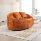 GDFStudio - Divano Pigro a 2 Posti Laurel Chenille con Schiuma ad Alta Densità e Comfort Extra Large