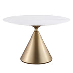 Morden Fort Set da pranzo rotondo moderno di lusso da 5 pezzi con tavolo e sedie