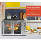 Forno doppio Elite Platinum con girarrosto e convezione