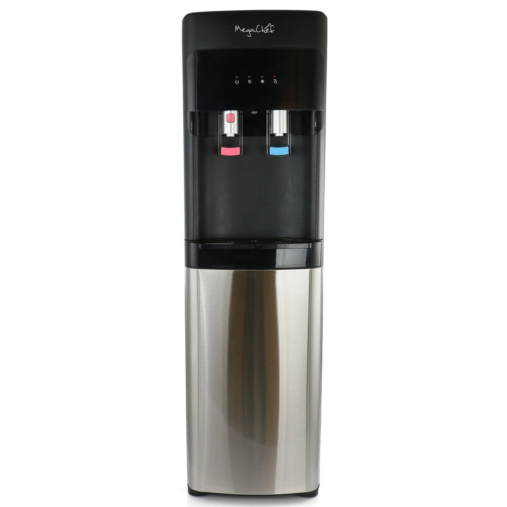 Distributore d'acqua calda e fredda con carico inferiore MegaChef - 12x13.6x41