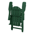 Polytrends Laguna Sedia Adirondack Pieghevole da Esterno per Patio Resistente allo Sbiadimento e alle Intemperie