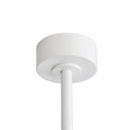 Ventilatore da soffitto nero da 65 pollici a 8 pale con luce LED e telecomando