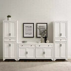 Set Tara 3 pezzi Madia e Dispensa Effetto Invecchiato - Crosley