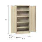 Armadio autoportante in acciaio Edsal 36Px18Lx72A beige