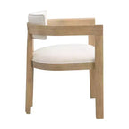 Christopher Knight Home Shankar, set da pranzo moderno da 5 pezzi con tavolo rotondo e sedie imbottite in legno di caucciù