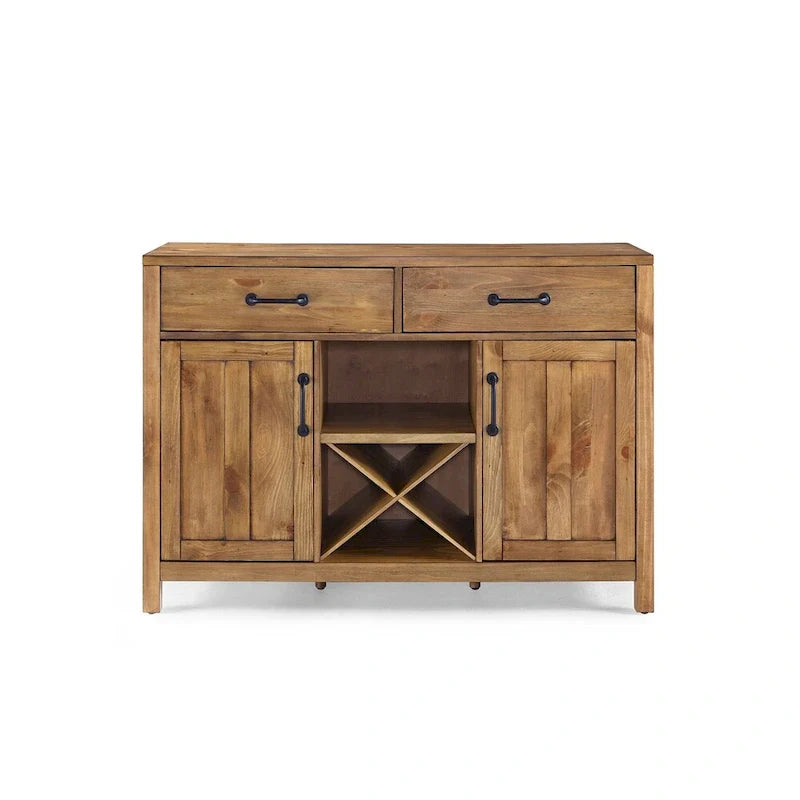 Credenza Crosley Roots finitura naturale - 52 L x 18 P x 36 H
