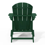 Polytrends Laguna Sedia Adirondack Pieghevole da Esterno per Patio Resistente allo Sbiadimento e alle Intemperie
