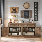 Credenza a Buffet da Fattoria, Mobile Bar per Caffè e Vino per Sala da Pranzo - N/A