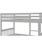 Letto a castello moderno in legno a due piani con letto estraibile, convertibile in 2 letti