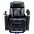 Poltrona reclinabile girevole a 270° multifunzione per home theater