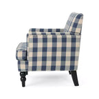 Poltrona Club Contemporanea Christopher Knight Home Harrison in Tessuto con Borchie