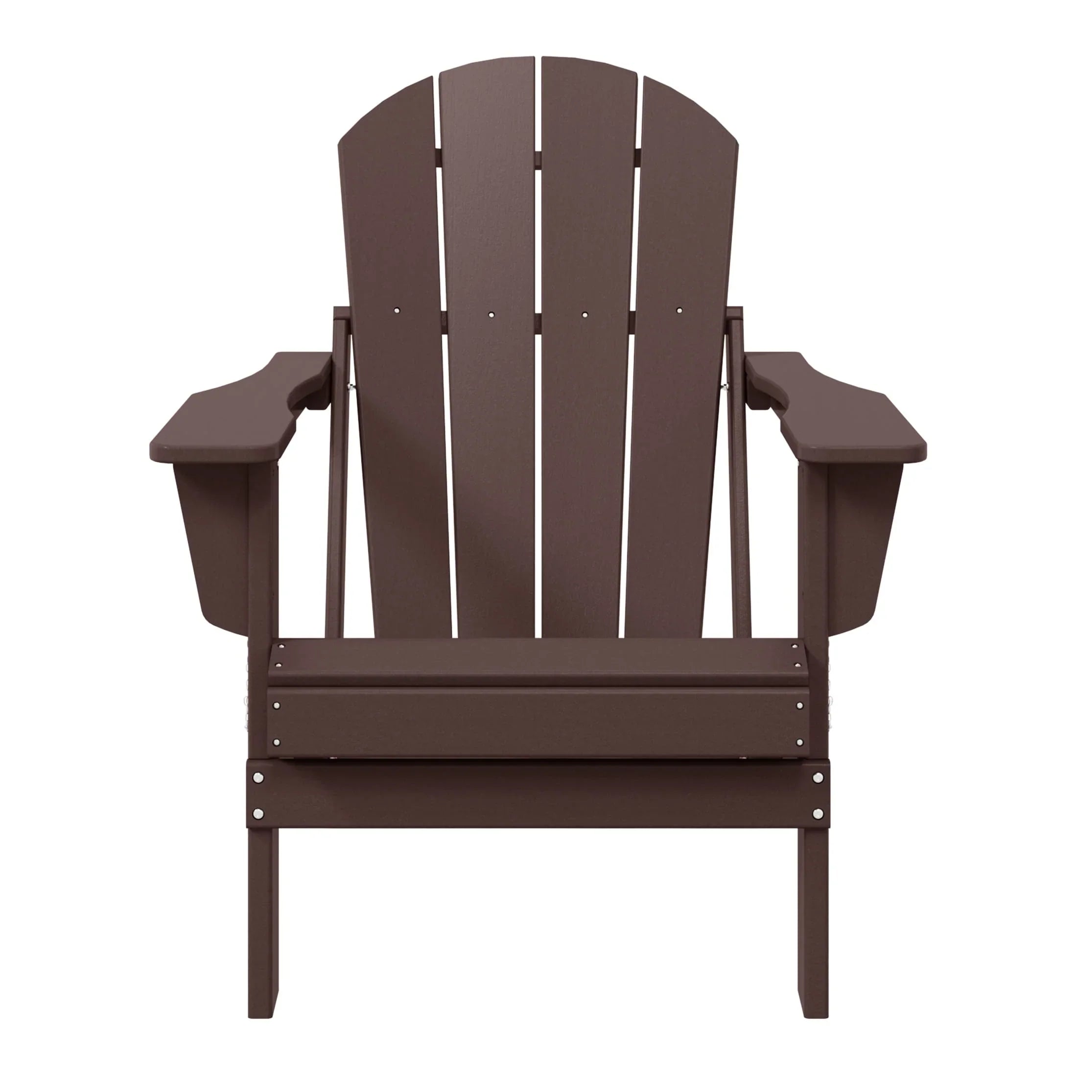 Polytrends Laguna Sedia Adirondack Pieghevole da Esterno per Patio Resistente allo Sbiadimento e alle Intemperie