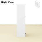Armadio guardaroba cabina armadio 59W grande armadio indipendente bianco