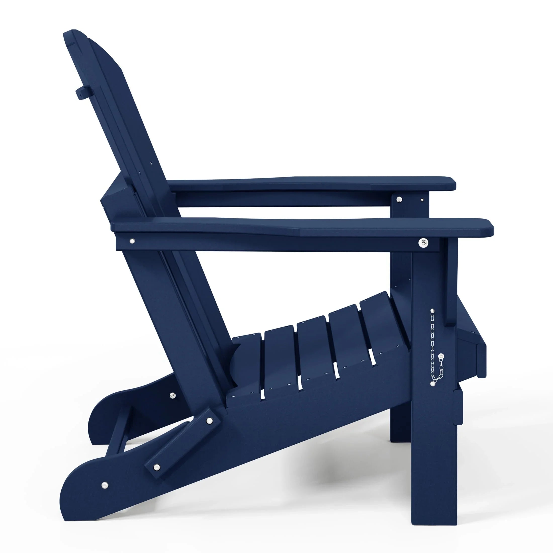 Polytrends Laguna Sedia Adirondack Pieghevole da Esterno per Patio Resistente allo Sbiadimento e alle Intemperie